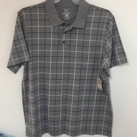 George Other - Patterned Polo Men’s Shirt Size XL(46-48)